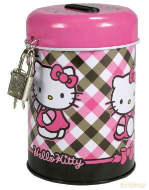 Skarbonka z kłódką Hello Kitty [KSIĄŻKA]