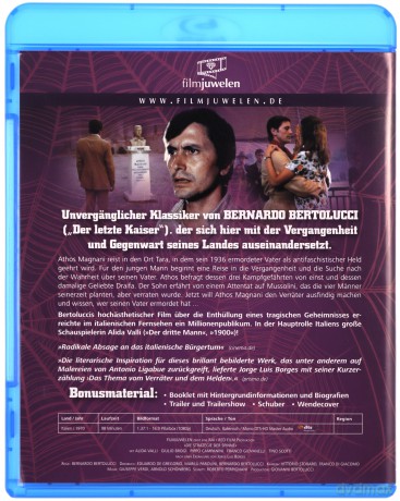 The Spider's Stratagem (Strategia pająka) [Blu-Ray]