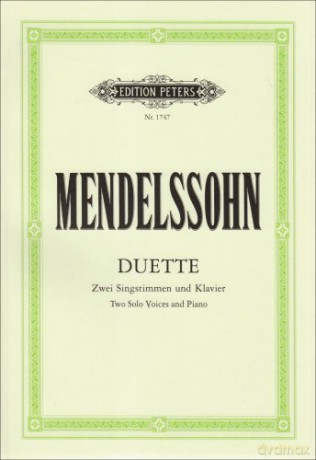 19 Vocal Duets - Felix Mendelssohn [KSIĄŻKA]