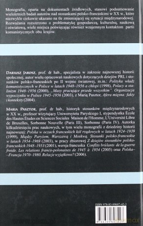 Stosunki polsko-francuskie 1944-1980 - Dariusz Jarosz, Maria Pasztor [KSIĄŻKA]