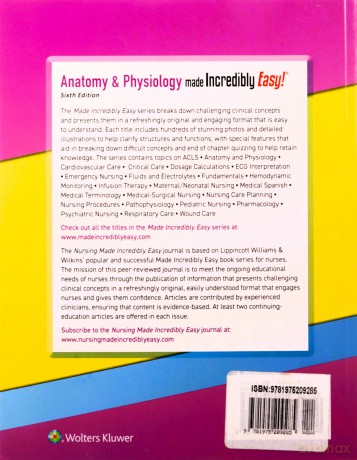 Anatomy Physiology Made Incredibly Easy - Lww [KSIĄŻKA]