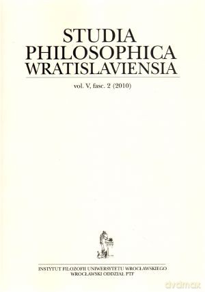 Studia Philosophica Wratislaviensia. Vol. V, fasc. 2 [KSIĄŻKA]