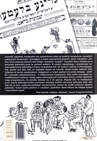Studia z dziejów trójjęzycznej prasy żydowskiej na ziemiach polskich (XIX-XX w.) - Joanna Nalewajko-Kulikov (red.) [KSIĄŻKA]