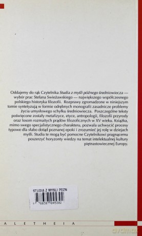 Studia z myśli późnego średniowiecza - Stefan Swieżawski [KSIĄŻKA]