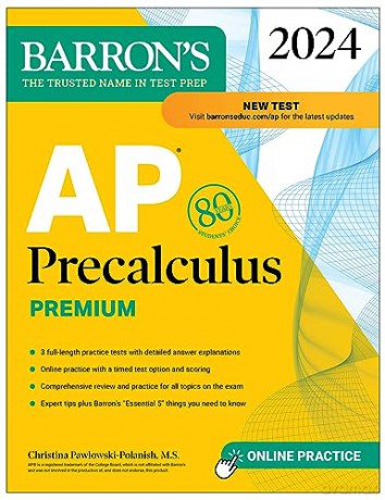 Ap Precalculus Premium 2024 - Pawlowski-Polanish [KSIĄŻKA]