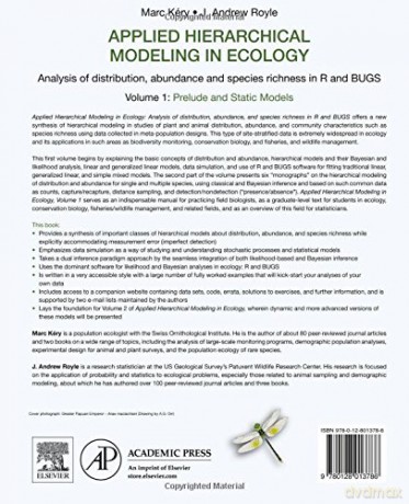 Applied Hierarchical Modeling In Ecology - Marc Kery [KSIĄŻKA]