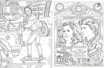 Back To The Future/Official Coloring Bk - Insight Editions [KSIĄŻKA]