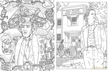 Back To The Future/Official Coloring Bk - Insight Editions [KSIĄŻKA]