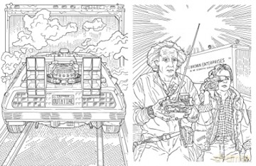 Back To The Future/Official Coloring Bk - Insight Editions [KSIĄŻKA]