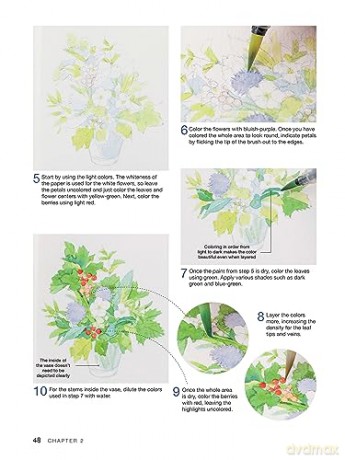 Beginners Guide To Watercolor Painting - Takako Miyoshi [KSIĄŻKA]
