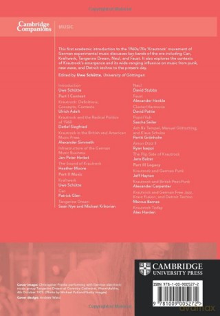Cambridge Companion To Krautrock - Uwe Sch Tte [KSIĄŻKA]