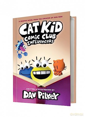 Cat Kid Comic Club 5 Influencers - Dav Pilkey [KSIĄŻKA]