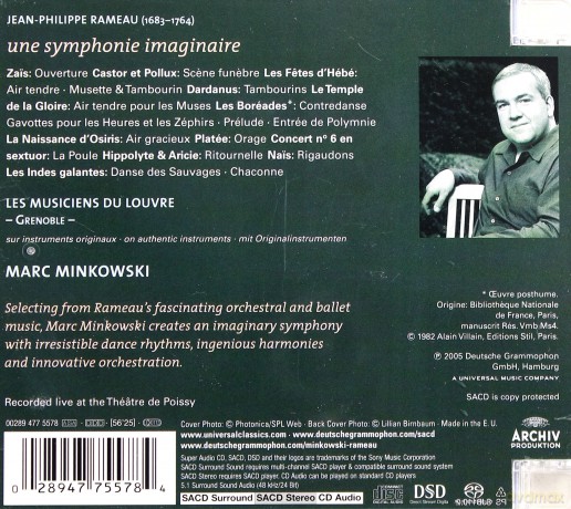 Marc Minkowski, Les Musiciens Du Louvre: Rameau: Une Symphonie Imaginaire [SACD]