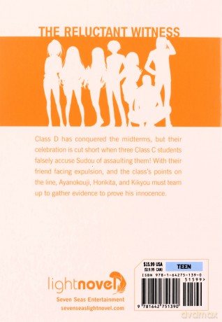 Classroom Of The Elite Light Novel Vol 2 - Syougo Kinugasa [KSIĄŻKA]