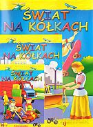 Świat na kółkach. Zestaw zadań do kolorowania z kredkami [KSIĄŻKA]