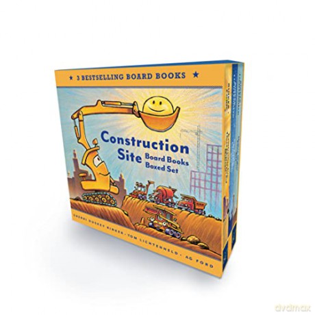 Construction Site Board Books Boxed - Sherri D Rinker [KSIĄŻKA]