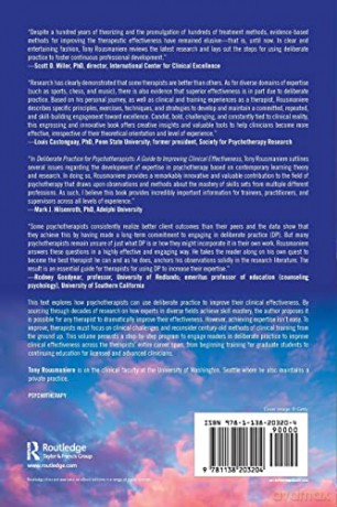 Deliberate Practice For Psychotherapists - Tony Rousmaniere [KSIĄŻKA]
