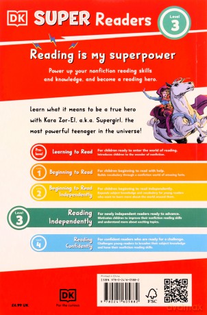 Dk Super Readers Level 3 Dc Supergirl Gi - Frankie Hallam [KSIĄŻKA]