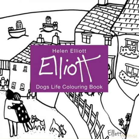 Dogs Life Colouring Book - Helen Elliott [KSIĄŻKA]