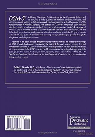 Dsm-5 Self-Exam Questions - Muskin [KSIĄŻKA]