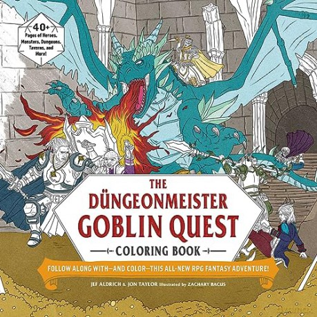 Dungeonmeister Goblin Quest Coloring Bk - Jef Aldrich [KSIĄŻKA]