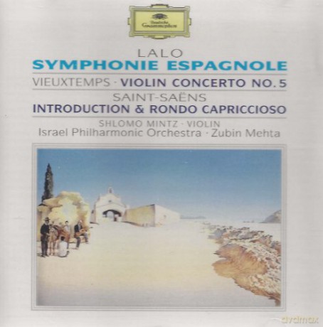 Mintz Shlomo/Mehta: Vieuxtemps/Lalo/Saint Saens [CD]