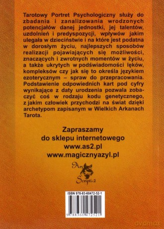 Tarotowy Portret Psychologiczny - Alla Alicja Chrzanowska [KSIĄŻKA]