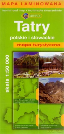 Tatry polskie i słowackie. Mapa turystyczna w skali 1:50 000 [KSIĄŻKA]