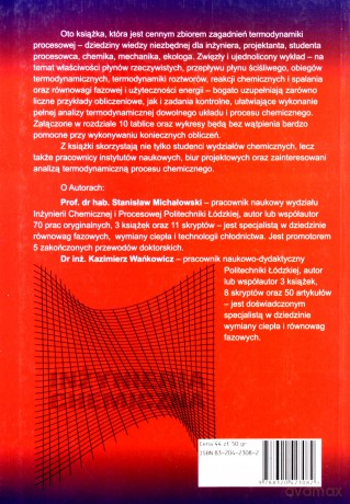 Termodynamika procesowa. Wydanie 2 - Stanisław Michałowski, Kazimierz Wańkowicz [KSIĄŻKA]