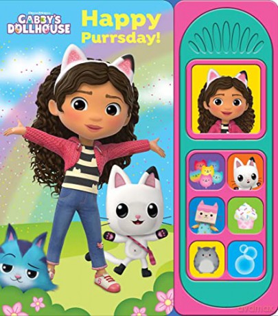 Gabbys Dollhouse Happy Purrsday - Pi Kids [KSIĄŻKA]