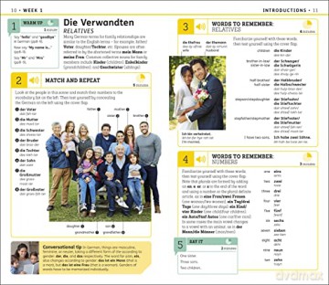 German Learn In Just 12 Weeks - Dk [KSIĄŻKA]