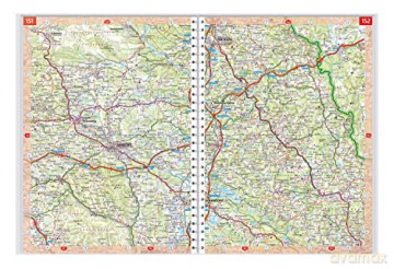 Germany With Alps Road Atlas 1200 [KSIĄŻKA]