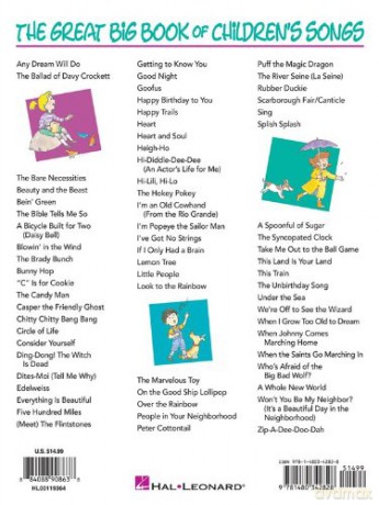 Great Book Of Childrens Songs [KSIĄŻKA]