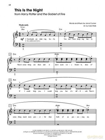 Harry Potter Hp 1-8 Big Note Piano [KSIĄŻKA]