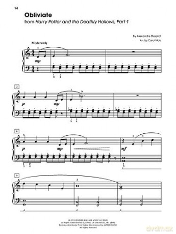 Harry Potter Hp 1-8 Big Note Piano [KSIĄŻKA]
