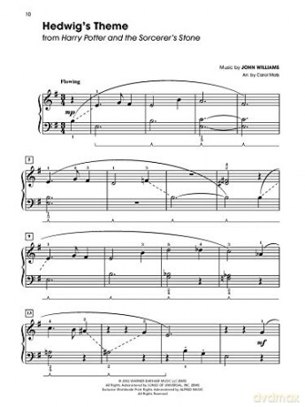 Harry Potter Hp 1-8 Big Note Piano [KSIĄŻKA]