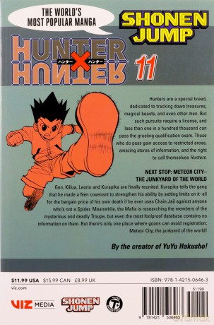 Hunter X Hunter Vol 11 Pa - Yoshihiro Togashi [KOMIKS]