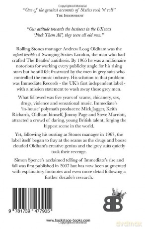 Immediate: The Rise And Fall Of The Uks - Simon Spence [KSIĄŻKA]