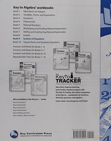 Key To Algebra Set Of Books 110 - Key Curriculum [KSIĄŻKA]