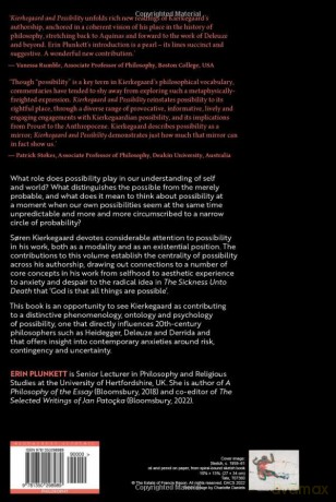 Kierkegaard And Possibility - Plunkett Erin [KSIĄŻKA]