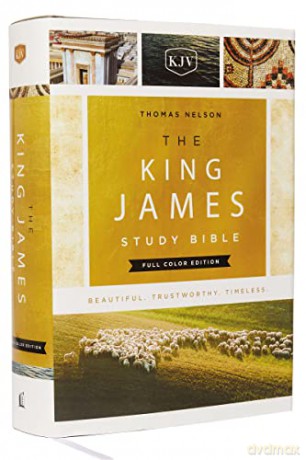 King James Study Bible Hardcover Fullcol [KSIĄŻKA]