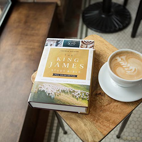 King James Study Bible Hardcover Fullcol [KSIĄŻKA]