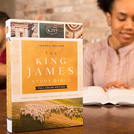 King James Study Bible Hardcover Fullcol [KSIĄŻKA]