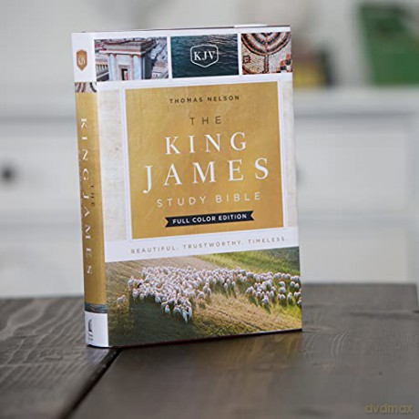 King James Study Bible Hardcover Fullcol [KSIĄŻKA]