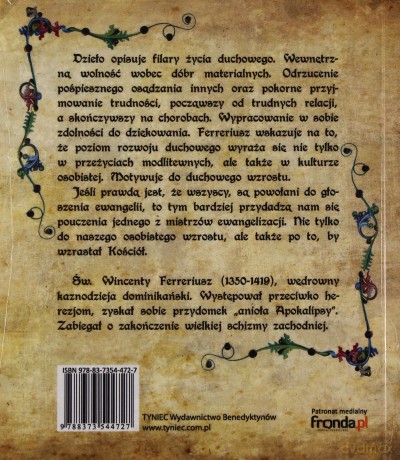 Traktat o życiu duchowym - św. Wincenty Ferreriusz [KSIĄŻKA]