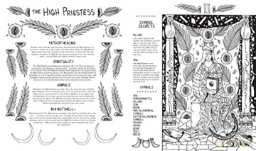 Luna Sol Tarot Coloring Book - Lisa Sterle [KSIĄŻKA]