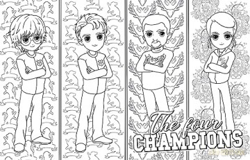 Magical Game Colouring Book Pb - Spinner Cala [KSIĄŻKA]