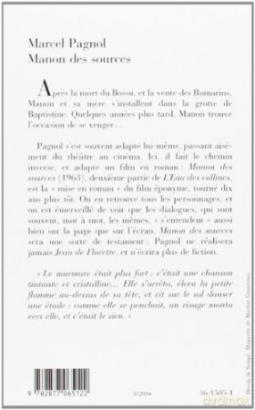 Manon Des Sources - Marcel Pagnol [KSIĄŻKA]