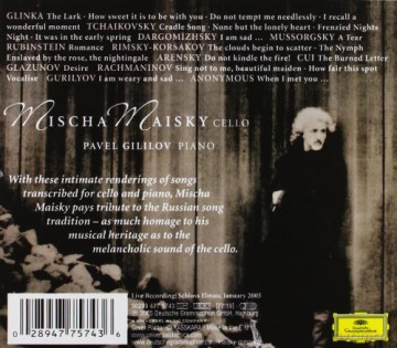 Mischa Maisky: Vocalise-Russian Romances [CD]