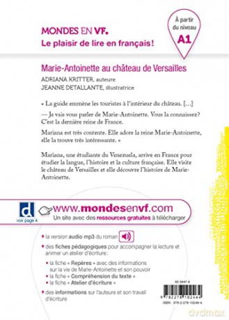 Marieantoinette Au Chateau De Versailles - Adriana Kritter [KSIĄŻKA]
